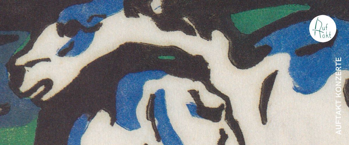 Schwarz, blaue, grüne, weiße Pferde