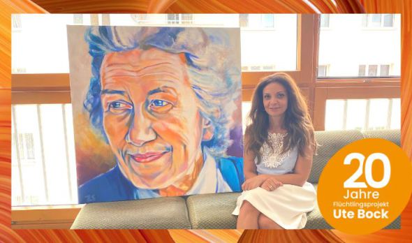 Shirin arbeitet seit 2015 im Verein Ute Bock