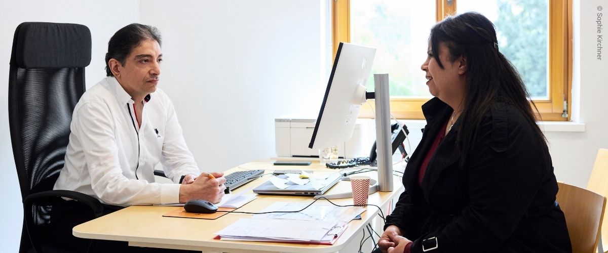 Jobberater Ammar im Ute Bock Haus