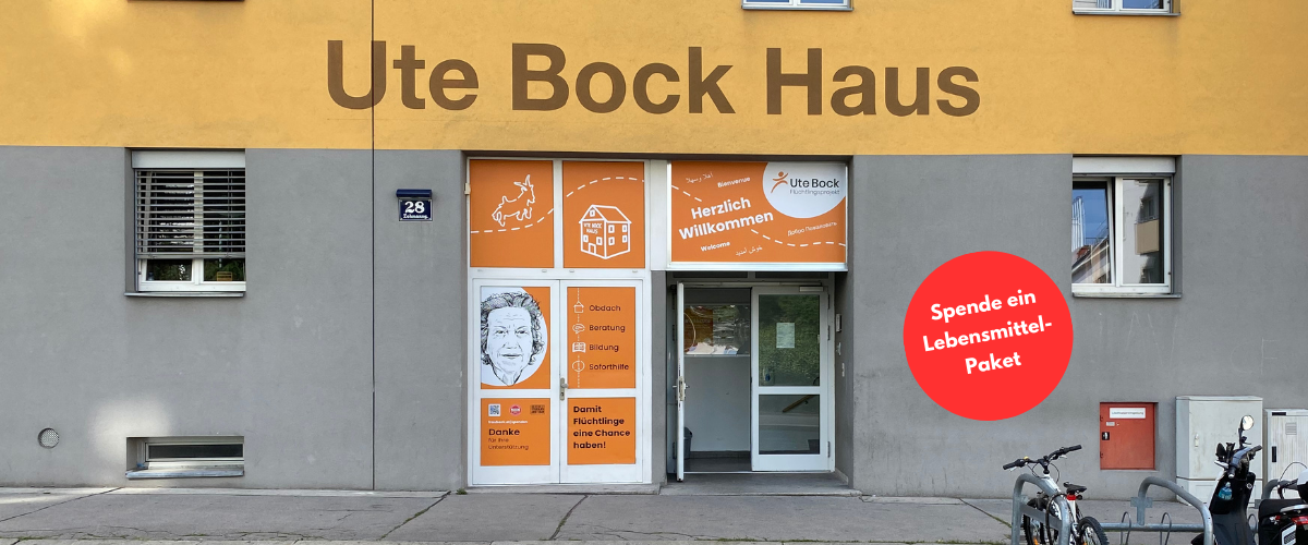 Ute Bock Haus Lebensmittel-Pakete