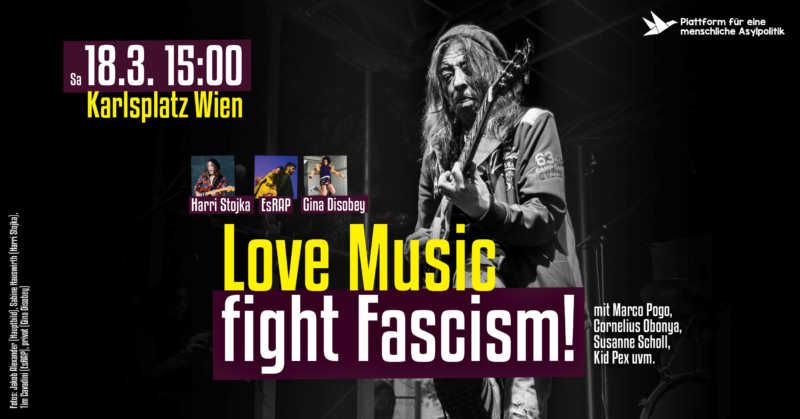 Love Music, fight Fasicsm!