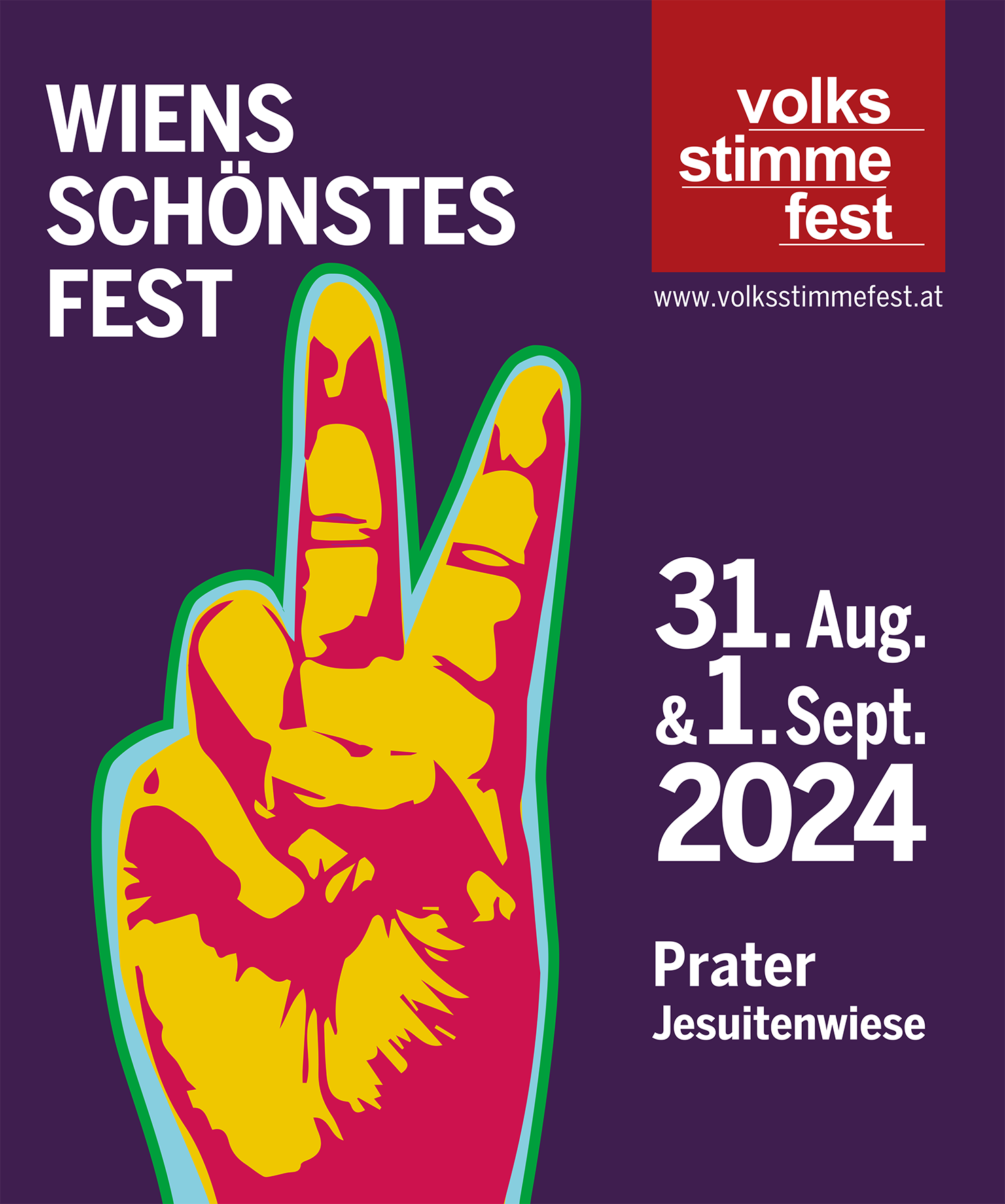 Ute-Bock-Stand am Volksstimmefest