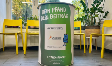 Pfandbox.at für Verein Ute Bock