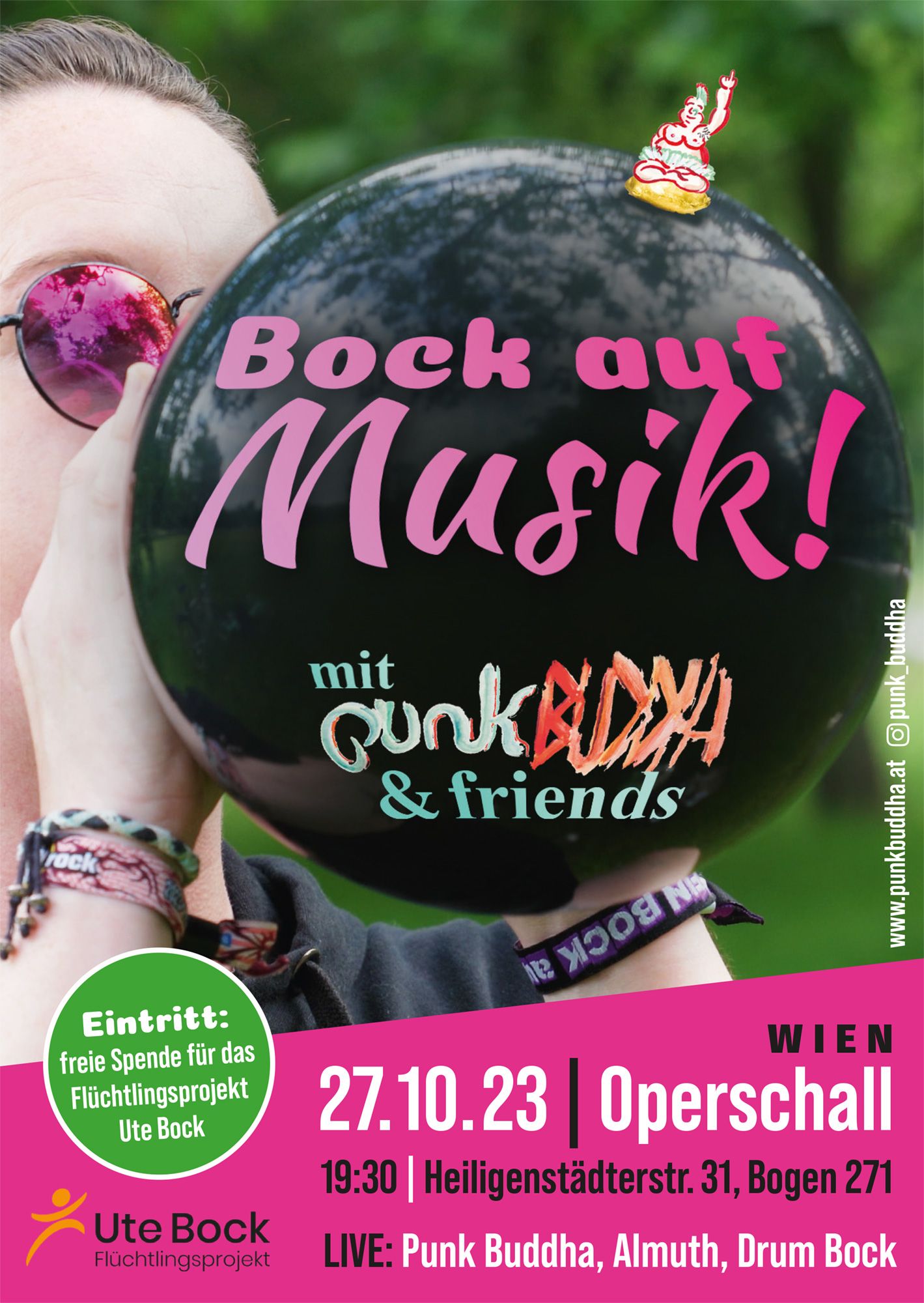 Bock auf Musik mit Punk Buddha & friends im Operschall