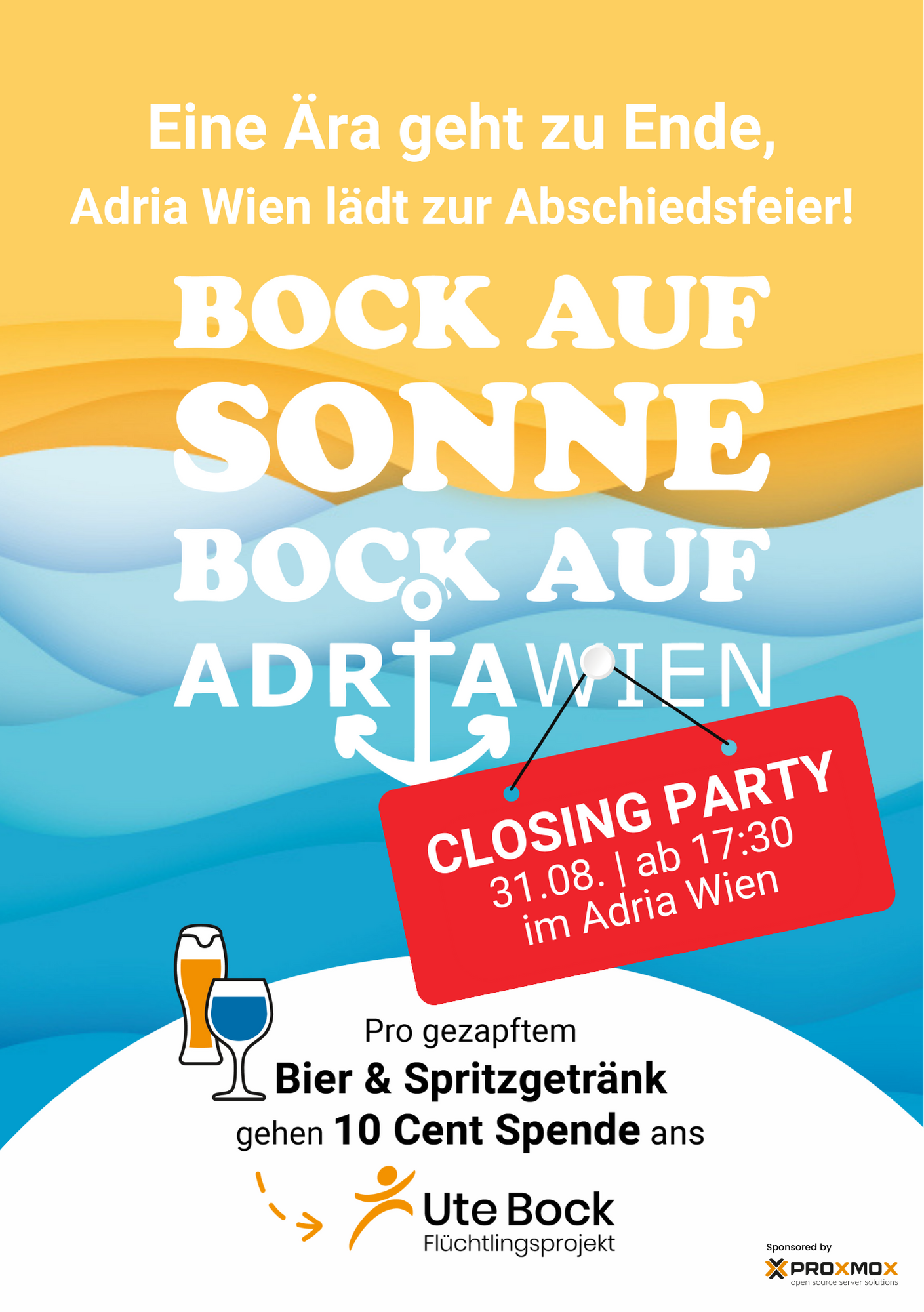 Einladung: Closing Party vom Adria Wien und Bock auf Sonne