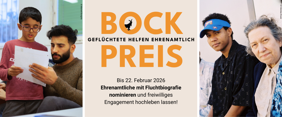 Ehrenamtliche und Bock Preis