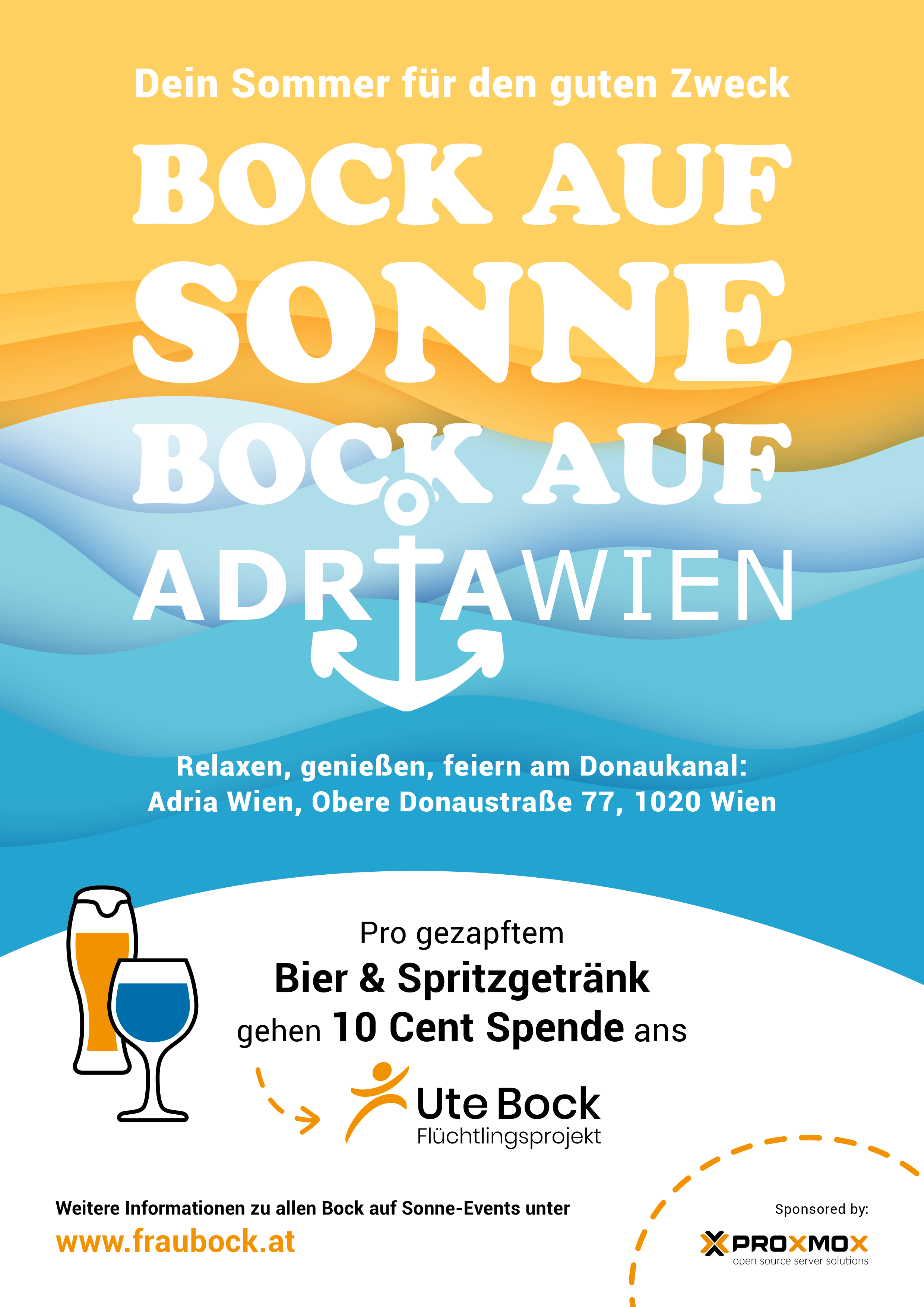 Einladung zur Opening Party "Bock auf Sonne" im Adria Wien am 11. Mai ab 17:30 Uhr