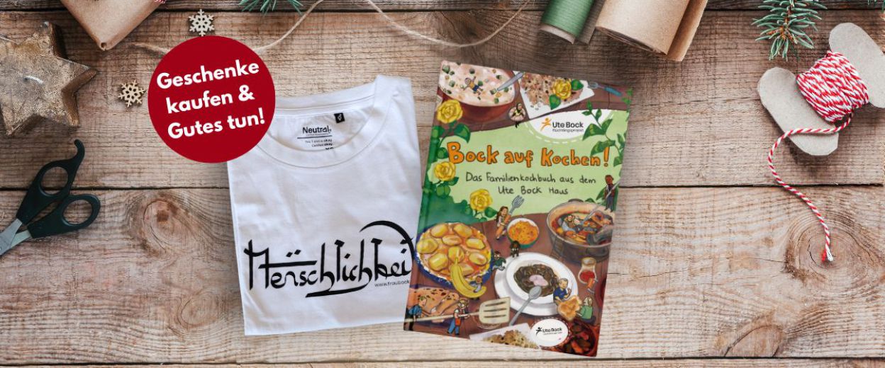 Weihnachtsgeschenke aus dem Ute Bock Charity Shop